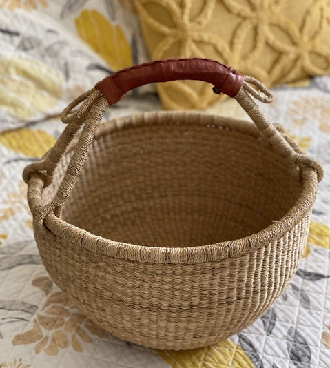 bolga market basket round made in Ghana Africa