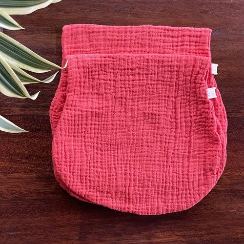 Wendy Anne Gift Set - Bib, Burp and Teether with Organic Cotton Gauze