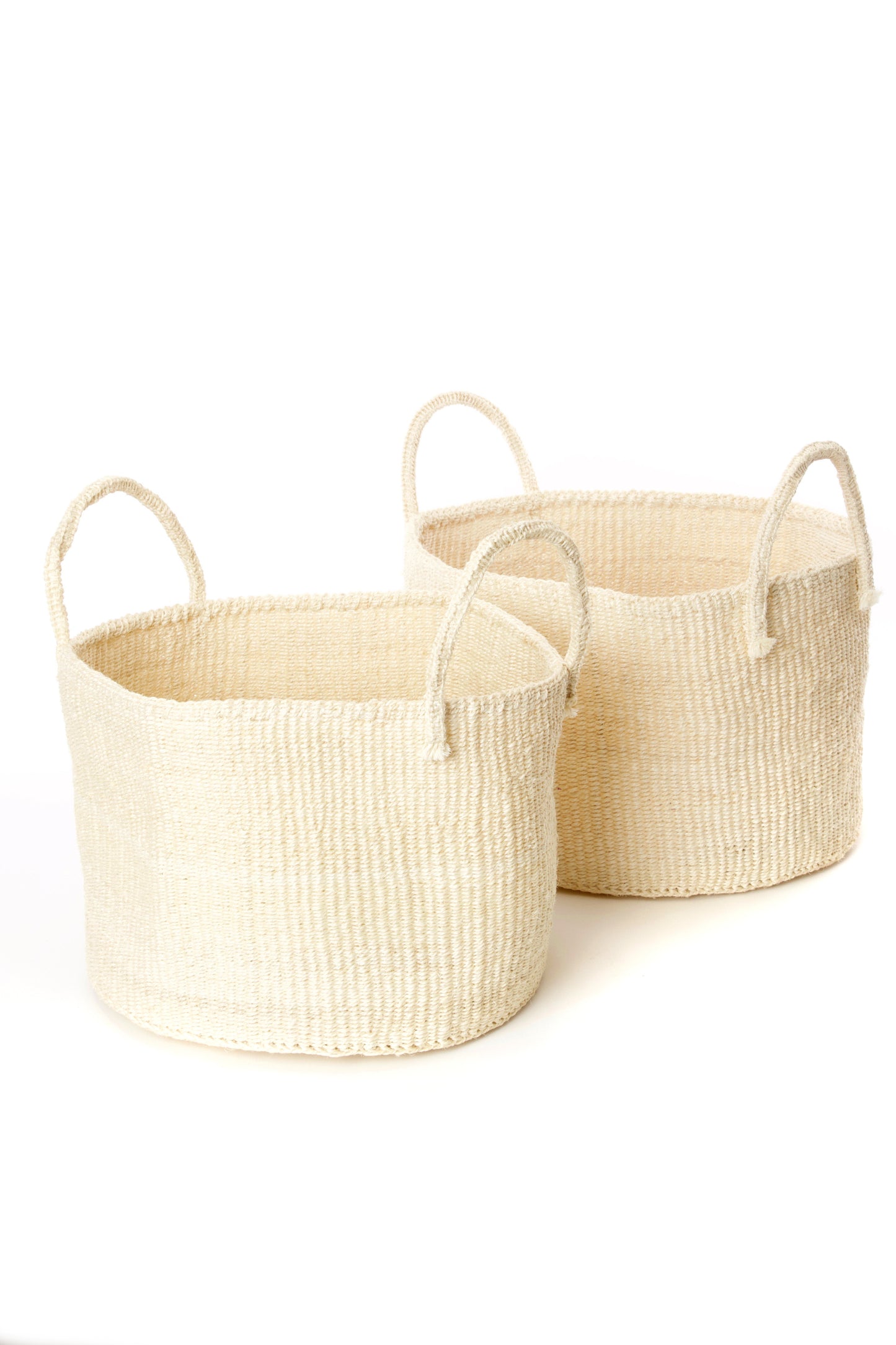 Large Floor Basket (1) for Storage - Natural