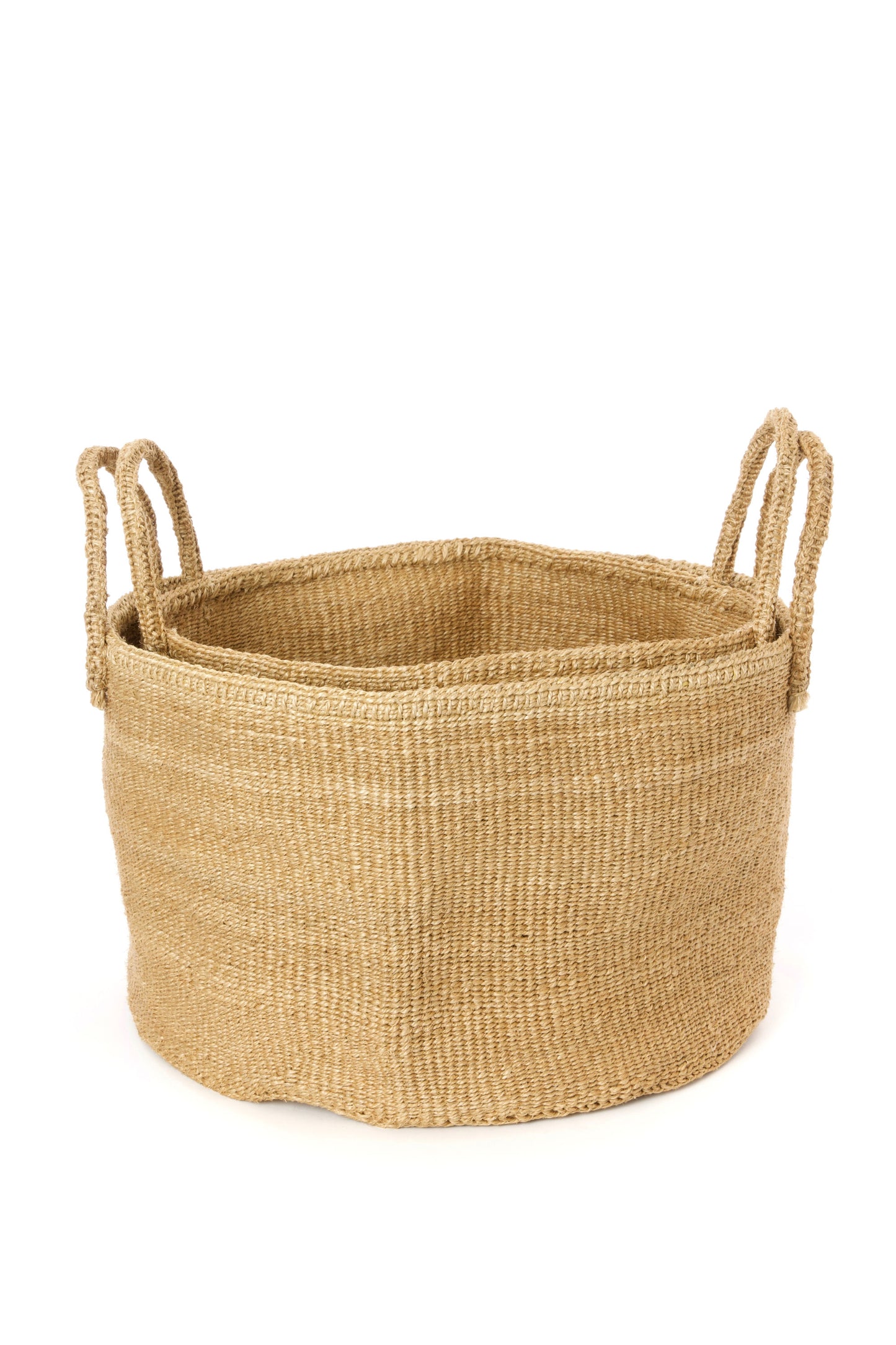 Large Floor Basket (1) for Storage - Sand