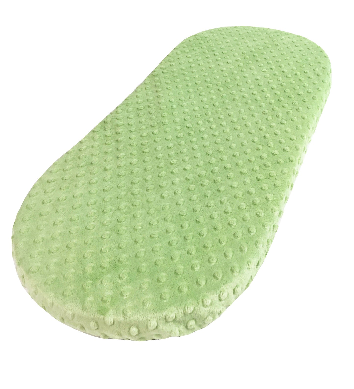 Green Minky Dot - Custom Made Fitted Sheet