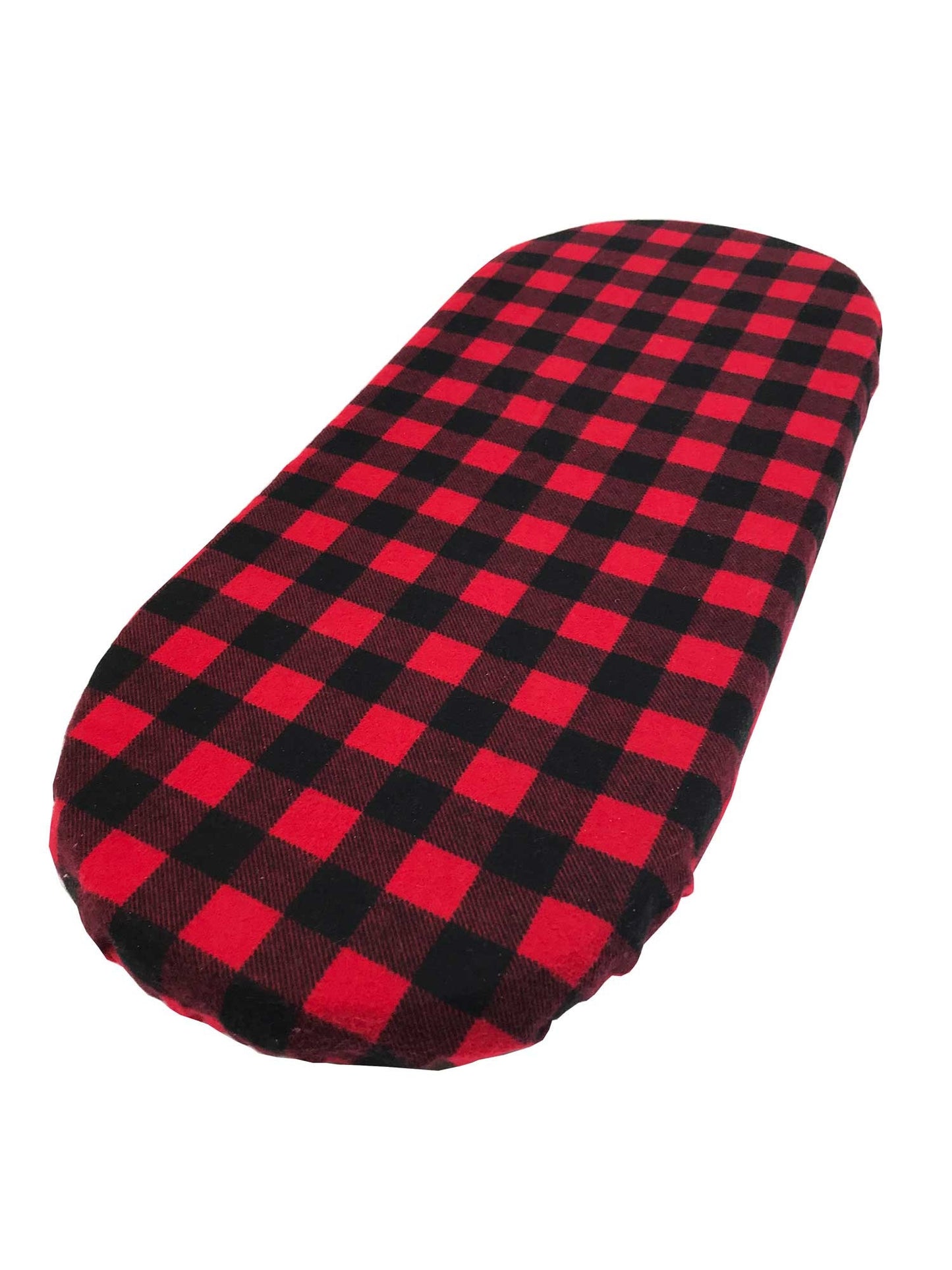 Buffalo Plaid in Red and Black Cotton - Custom Made Fitted Sheet
