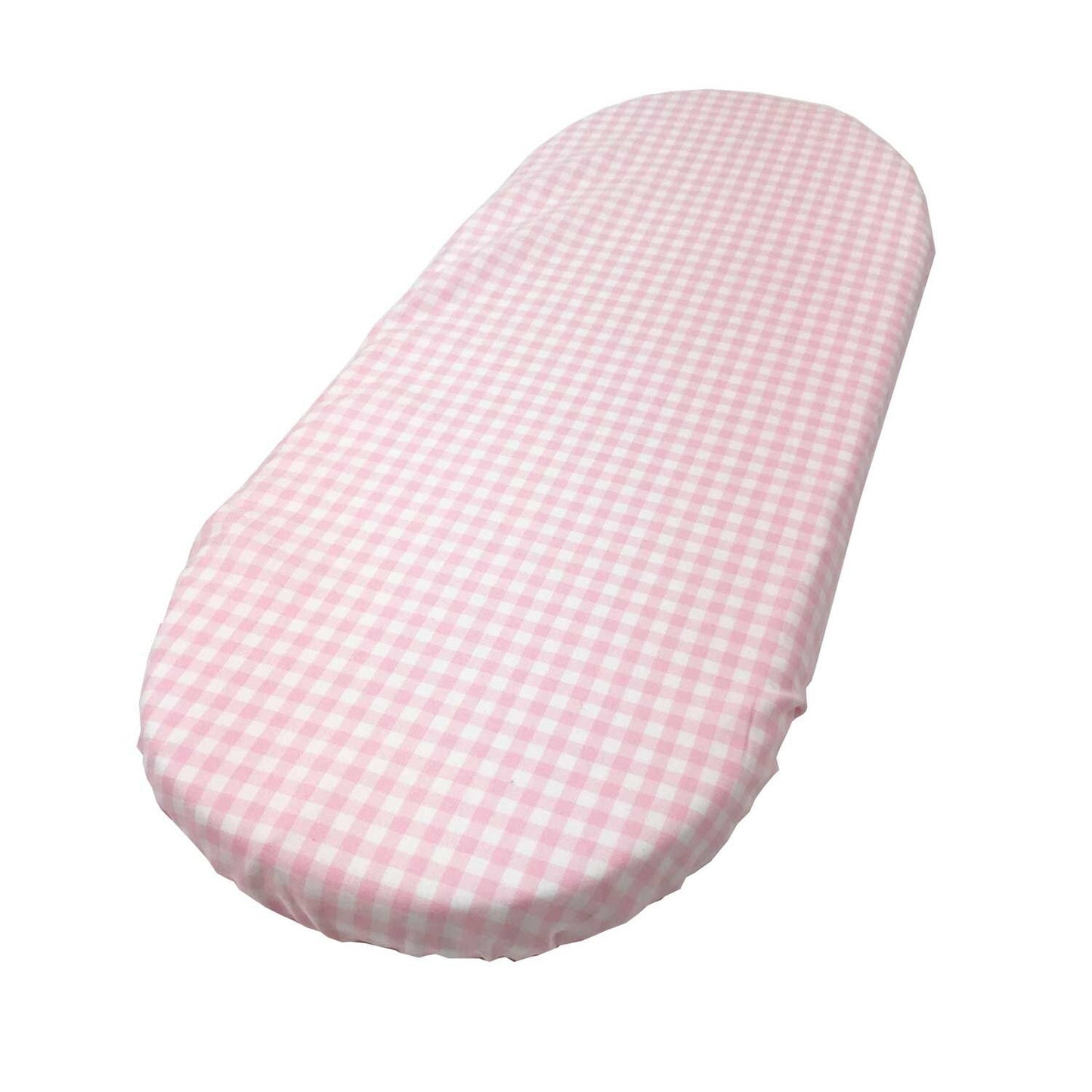 Pink and White Cotton Gingham - Custom Made Fitted Sheet