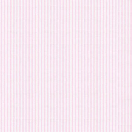 Pink Seersucker Stripe in Cotton - Custom Made Fitted Sheet