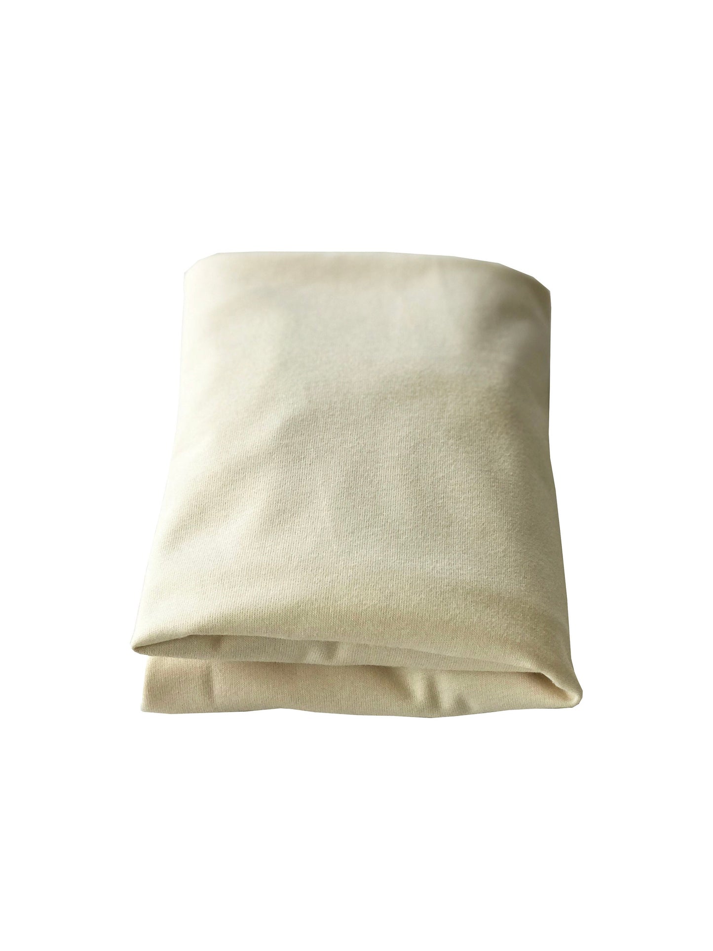 Waterproof Natural Ivory Organic Cotton Jersey - Custom Fitted Sheet