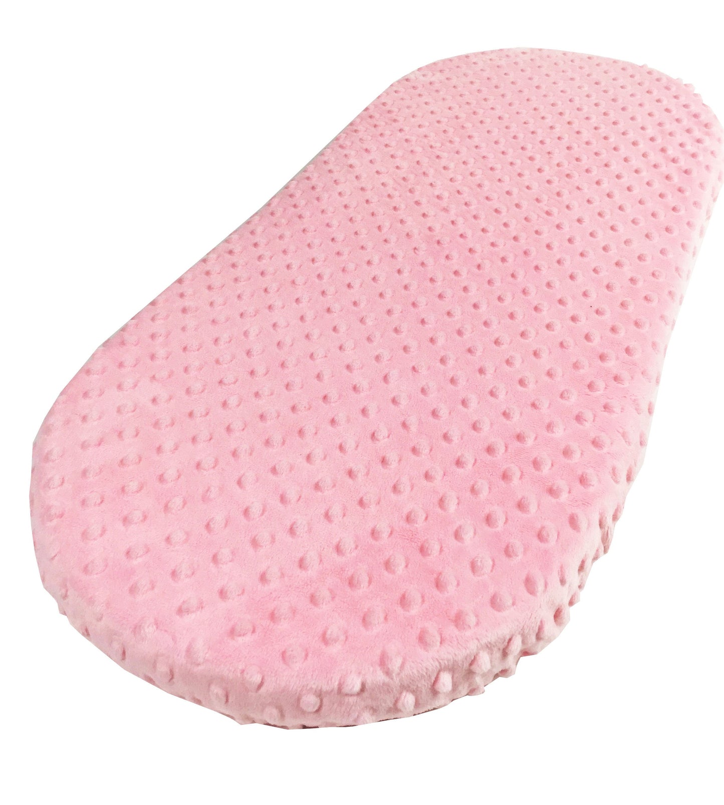 Pink Minky Dot - Custom Made Fitted Sheet