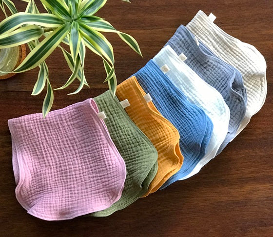 collection of burp cloth for babies spit up, spills and drool by Wendy Anne