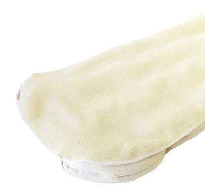 A white, flat surface with a smooth, wrinkled texture.