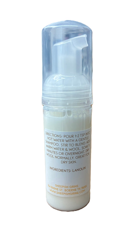 Lanolin Liquid Unscented Foaming Mini Wash 2 oz