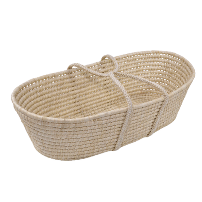 Traditional Style Moses Basket 3 Piece Bedding Set ONLY - Choose Fabric Color