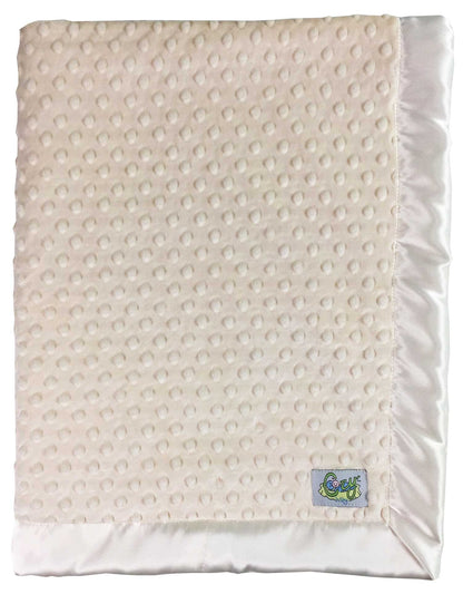 Minky Dot Baby Blanket - Choose Color and Size - Lovey, Stroller, Crib
