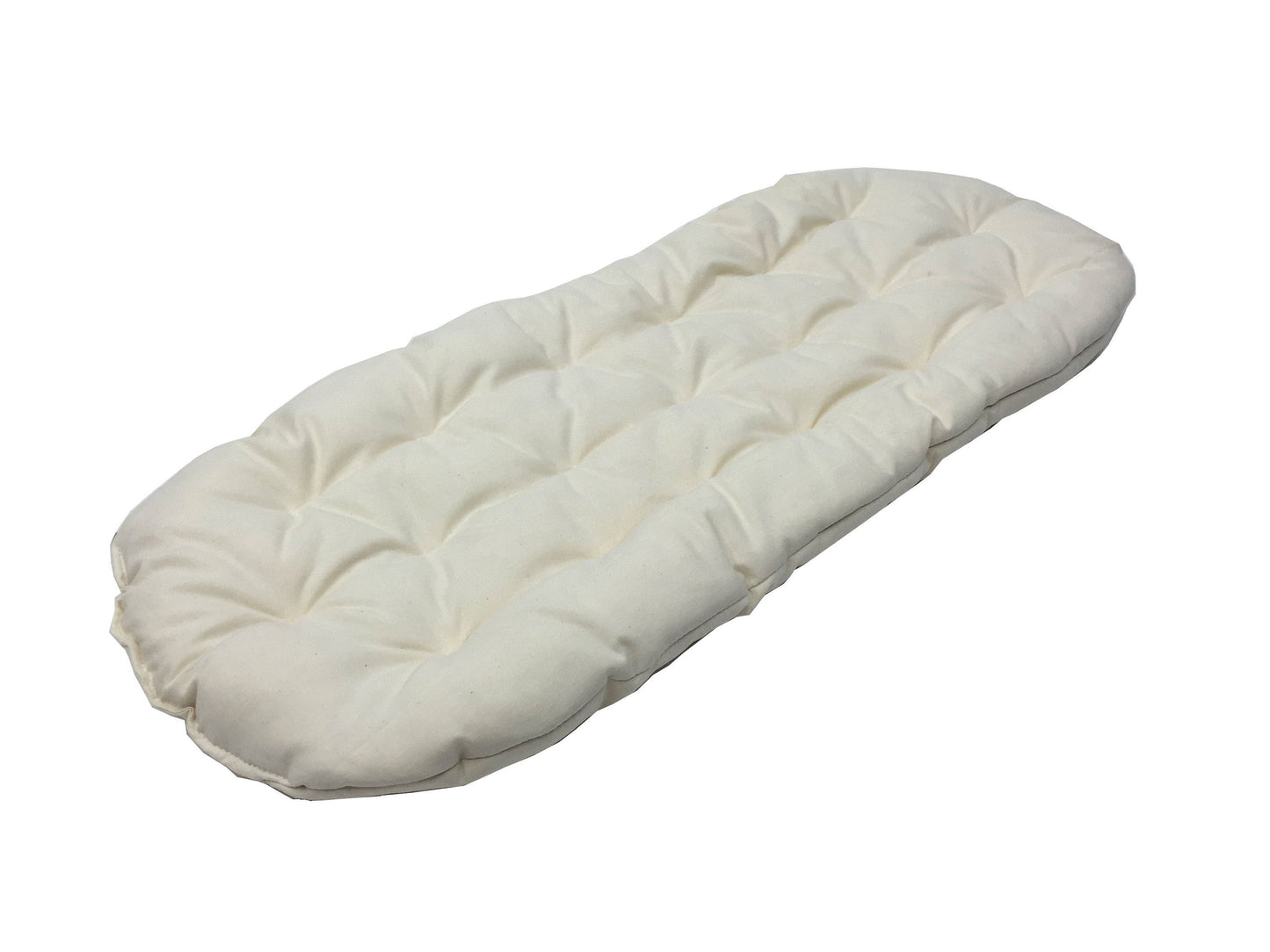 Organic Cotton Futon Mattress Topper Pad - Custom Size and Shape