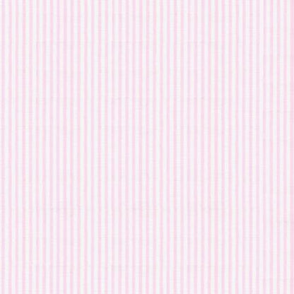 Pink Seersucker Stripe in Cotton - Custom Made Fitted Sheet