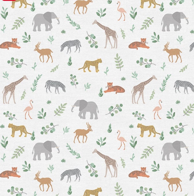 Baby Animals in Cotton - Custom Made Fitted Sheet