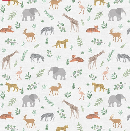 Baby Animals in Cotton - Custom Made Fitted Sheet
