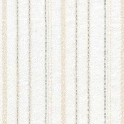 Natural Stripe Cotton Gauze - Custom Made Fitted Sheet