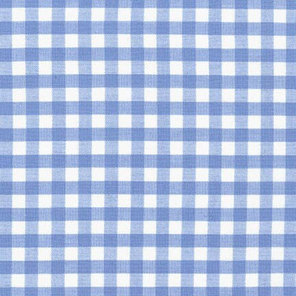 Blue and White Cotton Gingham - Custom Made Fitted Sheet